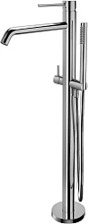 Напольный смеситель для ванны с душем Paffoni Light LIG032CR хром