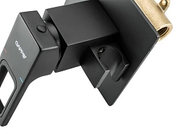 Гигиенический душ Gappo G7217-6 со смесителем, черный