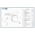 Смеситель для ванны с душем Wasserkraft Ammer 3702L хром