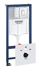 Система инсталляции для унитазов Grohe Rapid SL 38929000 4в1 с кнопкой хром глянцевая