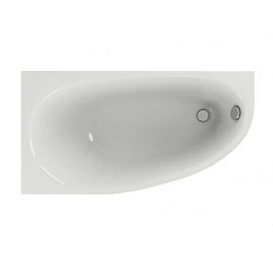 Акриловая ванна AZARIO KAPRIS 150x90 левая AV0002150 белая глянцевая