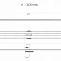 Душевой лоток Berges Super Slim 40 090077 хром матовый