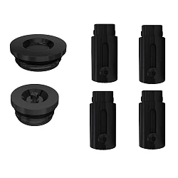 Полотенцесушитель водяной Aquatek Вега П7 50х60 AQ DR0760BL черный муар
