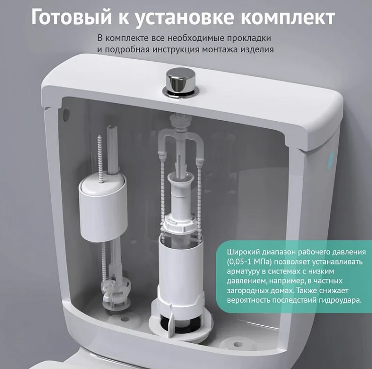 Комплект арматуры BERGES Eko 030101