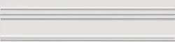 Бордюр Багет Альвао белый матовый 20x5x1,9, 1, шт