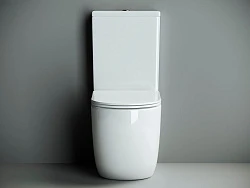 Унитаз-компакт Ceramica Nova Metropol CN4001 белый глянец