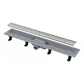 Душевой лоток AlcaPlast APZ10-Simple 550M с решеткой и опорами, хром