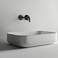 Раковина накладная Ceramica Nova Element CN5004 белая глянцевая