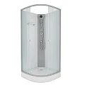 Душевая кабина Niagara Eco 90x90см NG-4301BK профиль серебро