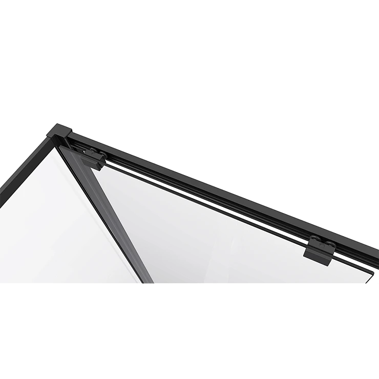 Душевой уголок Black&White Stellar Wind S872-900 Black 90x90см профиль черный, стекло прозрачное