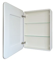 Зеркало-шкаф Art&Max Platino 60 AM-Pla-600-800-1D-L-DS-F с подсветкой, белый