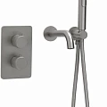 Душевой комплект Allen Brau Priority 5.31014-BN с внутренней частью, никель браш