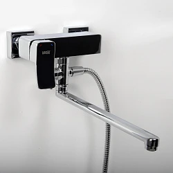 Смеситель для ванны с душем Wasserkraft Aller 1062L хром