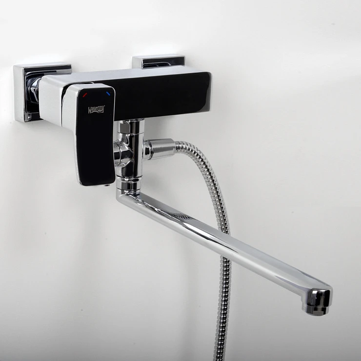 Смеситель для ванны с душем Wasserkraft Aller 1062L хром