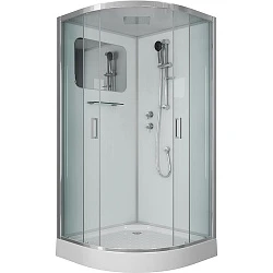Душевая кабина Niagara Premium 100х100см NG-6002-01 профиль хром