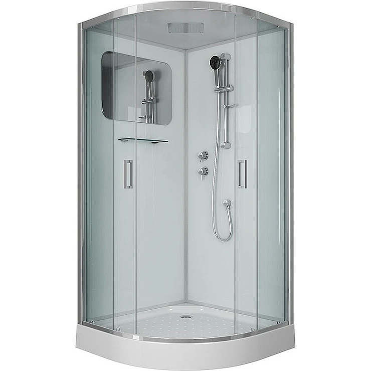 Душевая кабина Niagara Premium 100х100см NG-6002-01 профиль хром