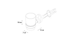 Стакан Fixsen Europa FX-21806 хром