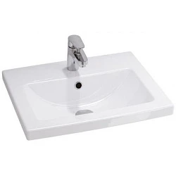 Раковина встраиваемая Cersanit Como 50см S-UM-COM50/1-w белая