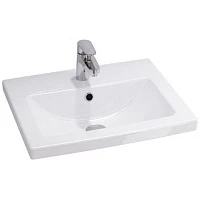 Раковина встраиваемая Cersanit Como 50см S-UM-COM50/1-w белая