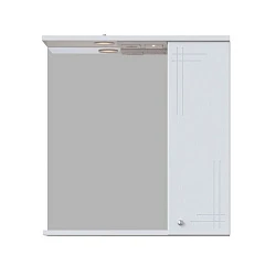 Зеркальный шкаф подвесной SanStar Июнь 60 для ванной комнаты белый