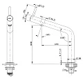 Смеситель для кухни Bravat Ozen F7354388CP-ENG хром