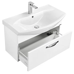 Тумба под раковину Aquaton Ария 80 1A141701AA010 белая