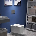 Кнопка смыва Berges Novum F2 040052 хром матовая