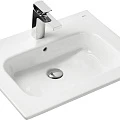 Тумба с раковиной Aquaton Ривьера 60 белая