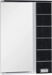 Зеркало-шкаф Aquanet Доминика 60 LED черный