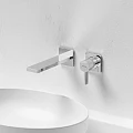 Смеситель для раковины Sancos Linn SC9021CH c внутренней частью, хром