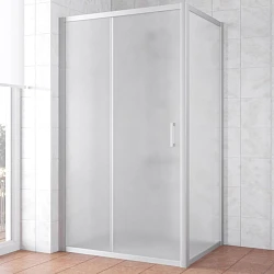 Душевой уголок Vegas Glass ZP+ZPV NOVO 120*80 07 10 профиль матовый хром, стек
