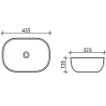 Раковина накладная Ceramica Nova Element CN6009MC бежевая матовая
