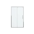 Душевая дверь в нишу Bravat Stream 120x200см BD120.4103S профиль хром, стекло прозрачное