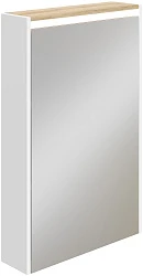 Зеркало-шкаф STWORKI Дублин 60 1A226902DN010 с подсветкой, белый / светлое дерево