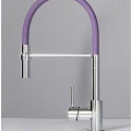 Смеситель Aquanet FF6215 фиолетовый для кухонной мойки