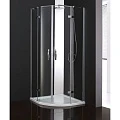 Душевой уголок Cezares Bergamo 100x100см BERGAMO-R-2-100-ARCO-C-Cr профиль хром, стекло прозрачное