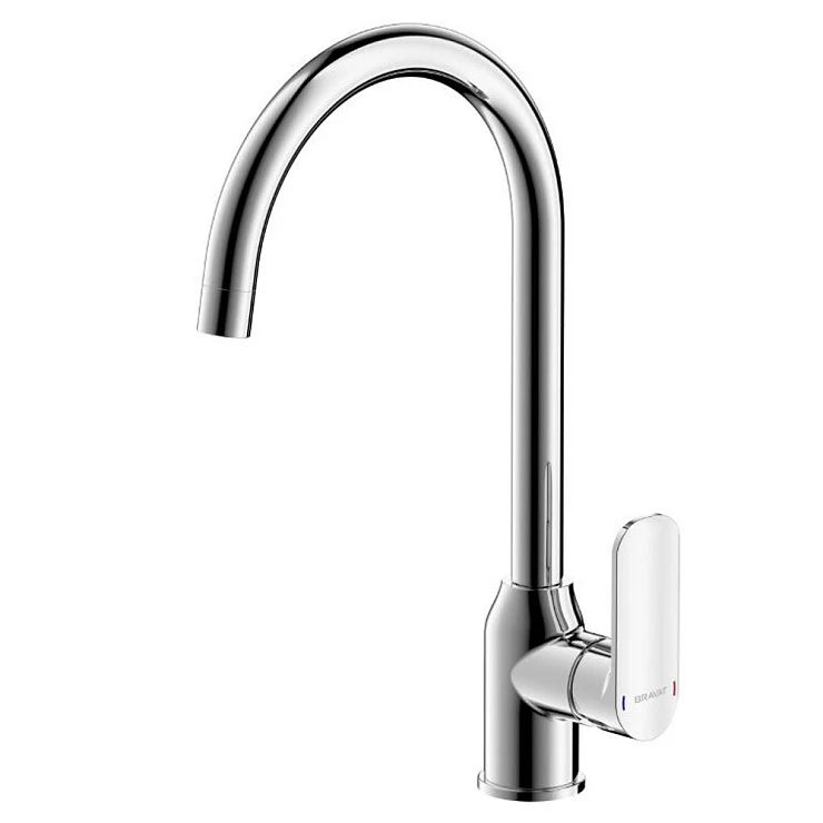 Смеситель для кухни Bravat Louise F7191183CP-RUS хром