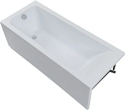 Акриловая ванна STWORKI Стокгольм 165x70 с каркасом 270038 белая глянцевая