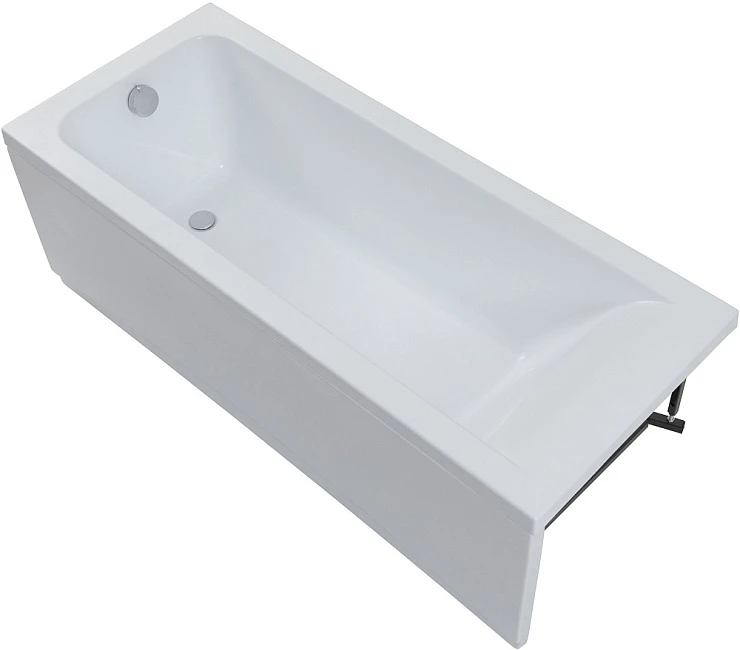 Акриловая ванна STWORKI Стокгольм 180x70 с каркасом 270051 белая глянцевая