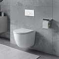 Система инсталляции для унитазов Ceramica Nova Envision Round CN1001W с кнопкой белая глянцевая