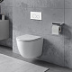Система инсталляции для унитазов Ceramica Nova Envision Round CN1001W с кнопкой белая глянцевая