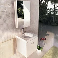 Зеркало-шкаф Comforty Диана 50 00003118242CF белый глянец