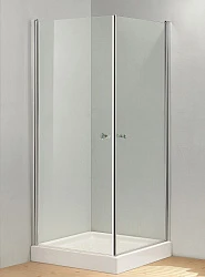 Душевой уголок Cezares Triumph 80x80см TRIUMPH-D-A-2-80-P-Cr профиль хром, стекло рифленое