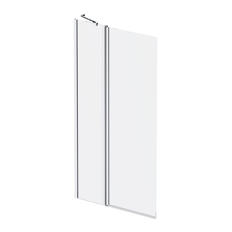 Шторка на ванну AM.PM Gem 80x140см W90BS-D3W5-140CT профиль хром, стекло прозрачное