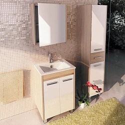 Тумба с раковиной Comforty Тулуза 60Д 00003129012CF сосна лоредо