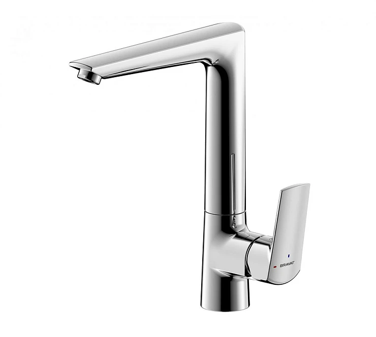 Смеситель для кухни Bravat Real F7121179CP-2-RUS хром