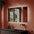 Зеркало Sancos 120х70 Square SQ1200 с подсветкой
