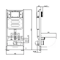 Комплект унитаз Set Aquatek Европа cmp016 AQ1106-00 унитаз и кнопка + инсталляция INS-0000012 5в1