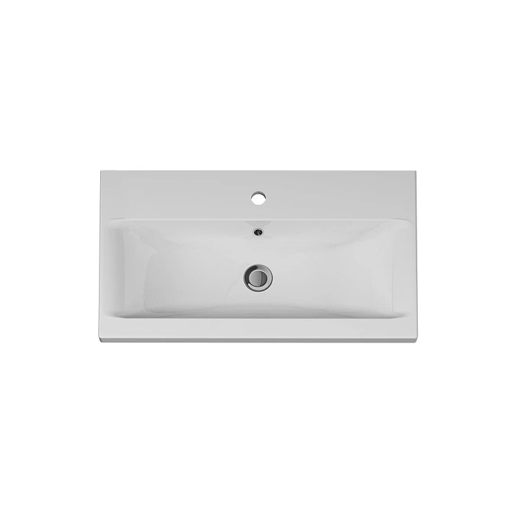 Раковина встраиваемая AM.PM Gem 75см M90WCC0752WG белая глянцевая