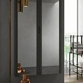 Шкаф-пенал Cezares Moderno 35см 44784 с зеркалом, серый
